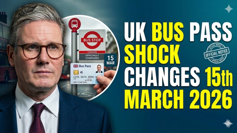 ​UK Free Bus Pass Rules 2026